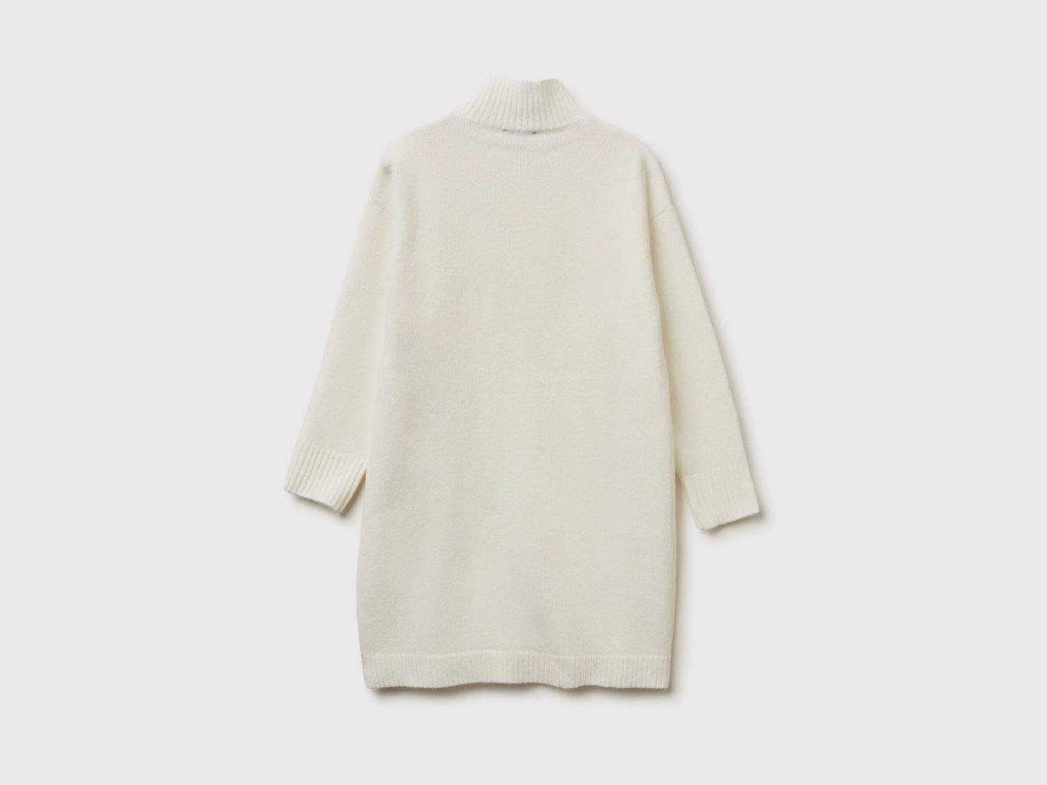 Benetton_Creamy White_Turtleneck Knit Dress_12B9CV007_0R2_02