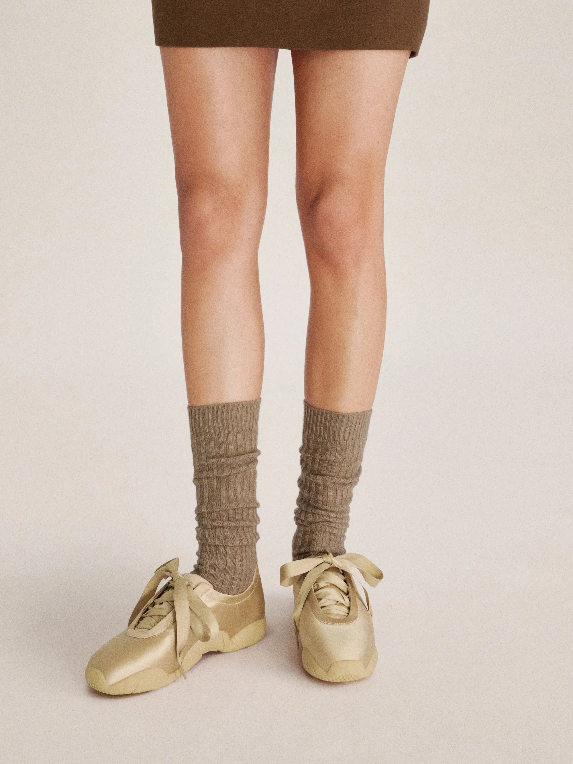 JW PEI Brown Women Flavia Ballerina Sneakers - Brown SKU: 12BS02-31_Brown Image 02