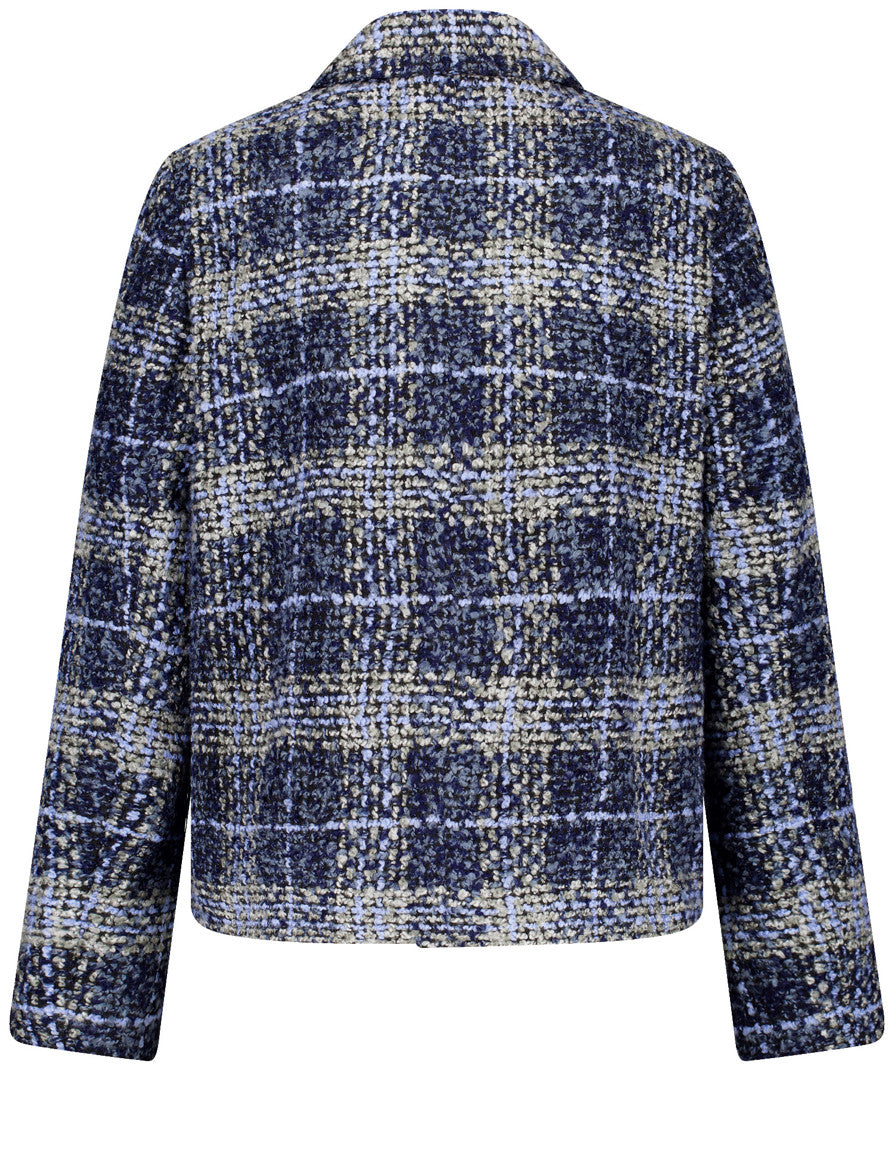 Gerry Weber_Night Sky Grey Bleu Check_Blazer Long Sleeve_130032-52016_8161_02