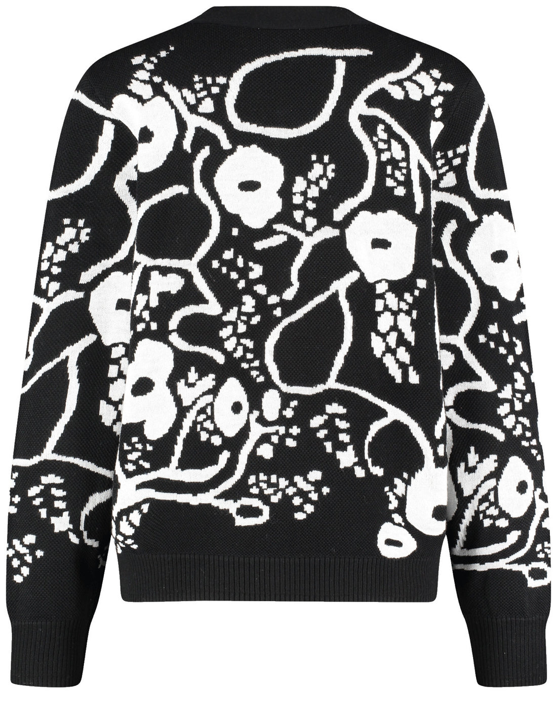 Gerry Weber_Black/Offwhite_Jacket Knit_130054-57036_1049_02