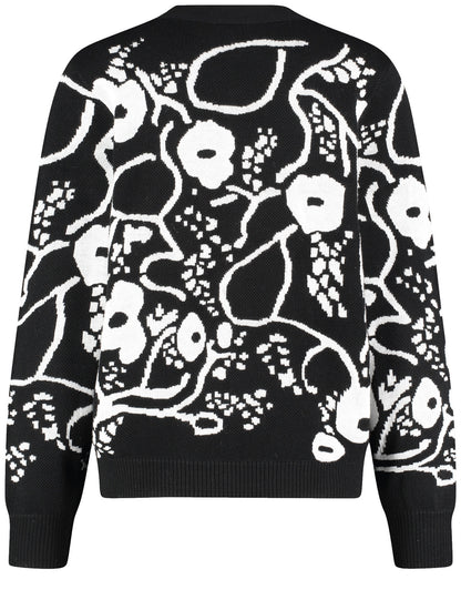 Gerry Weber_Black/Offwhite_Jacket Knit_130054-57036_1049_02