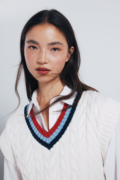 Springfield_White_Contrast Ribbed Vest_1332571_33_03