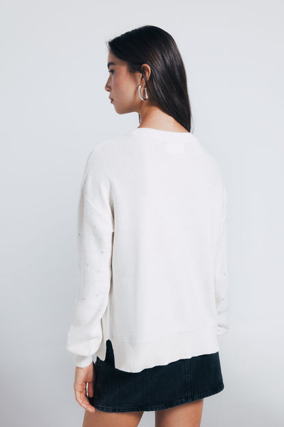 Springfield_Light_Brown_Gradient Crystal Studded Sweater_1332582_32_05