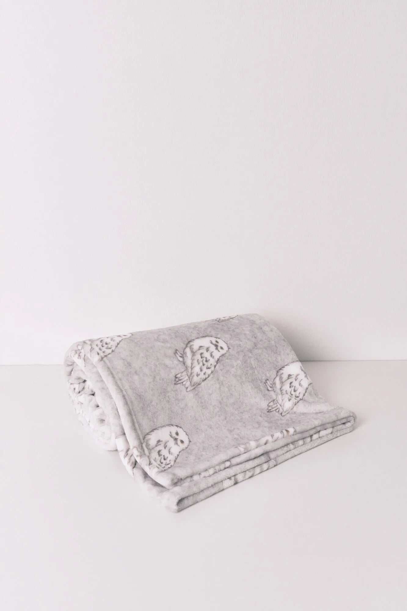 Women Secret_Light Grey/Silver_Super Soft Grey Hedwig Print Blanket_1372591_48_02