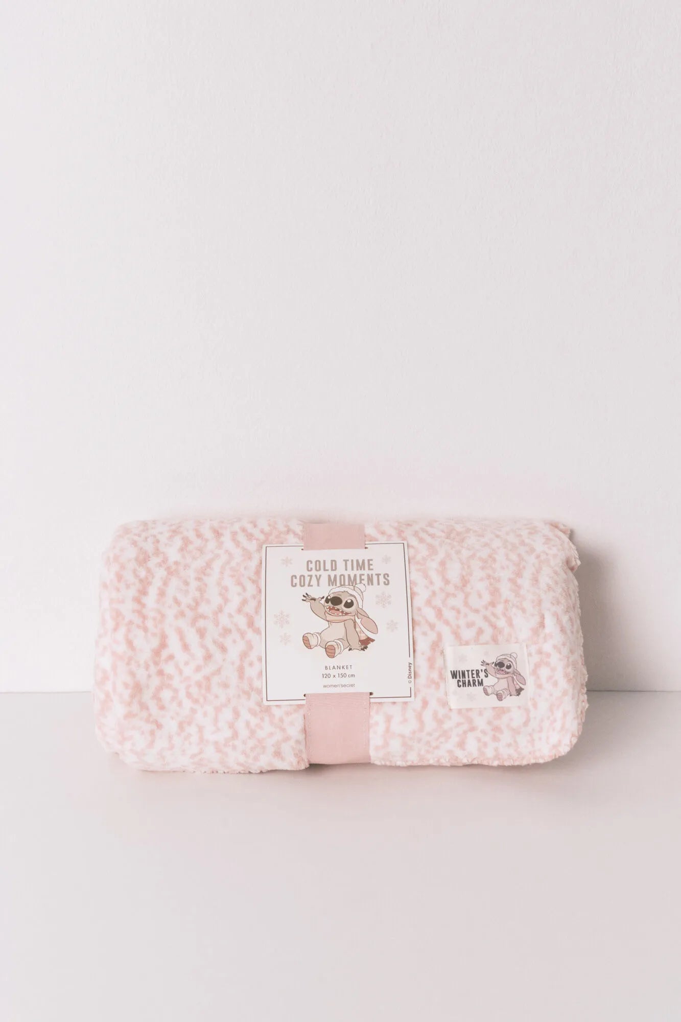 Women Secret_White Print_Super Soft Blanket Pink Spot Print_1372601_97_03
