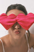 Women Secret Red Women Red Heart Print Sleep Mask SKU: 1373571_60 Image 01