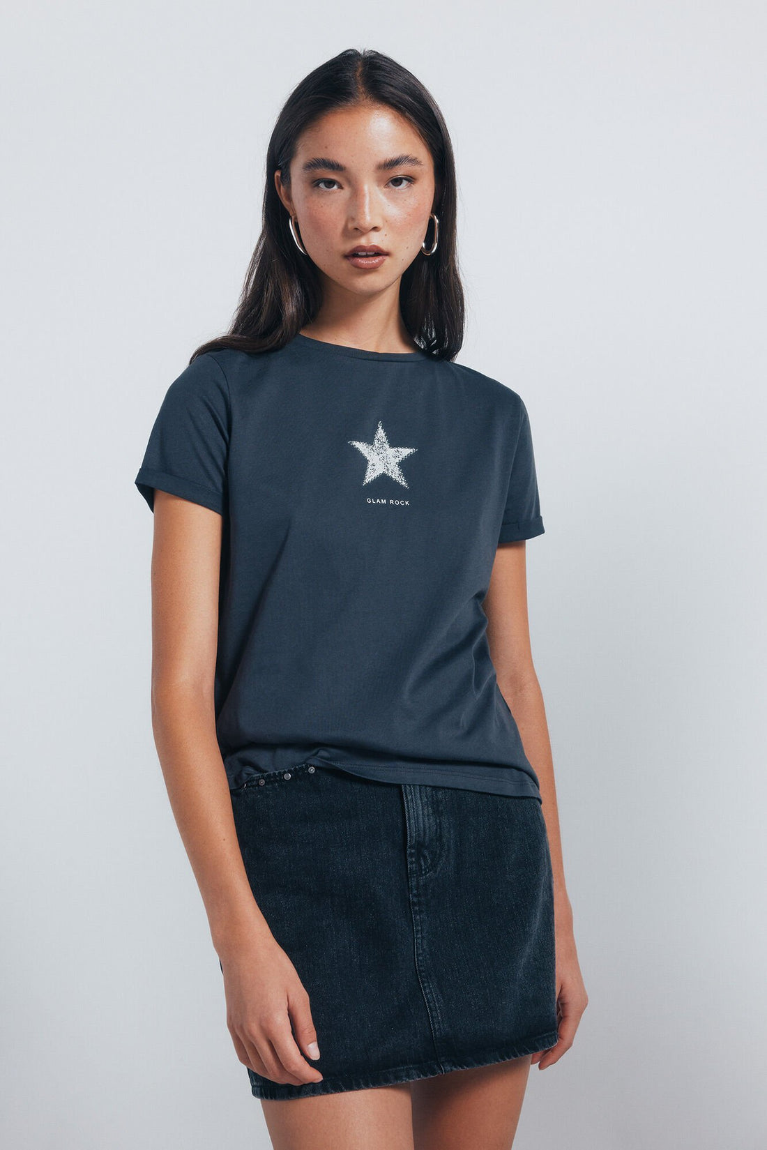 Springfield_Charcoal_Grey_"Glam Rock" T-Shirt_1382489_40_01