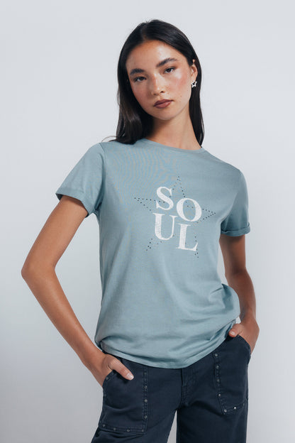 Springfield_Green_"Soul" T-Shirt_1382490_26_01