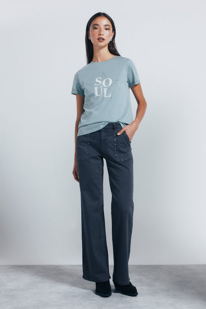 Springfield_Green_"Soul" T-Shirt_1382490_26_03
