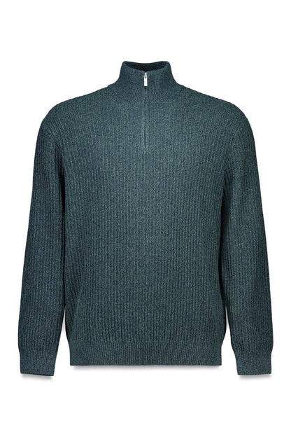 Springfield_Beige/Camel_Ribbed Zip Fastening Jumper_1402503_54_05