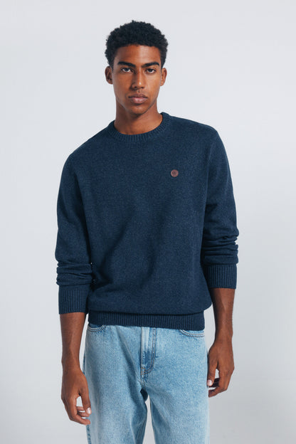 Springfield_Dark Blue_Plain Fantasy Twisted Jumper_1402504_11_01