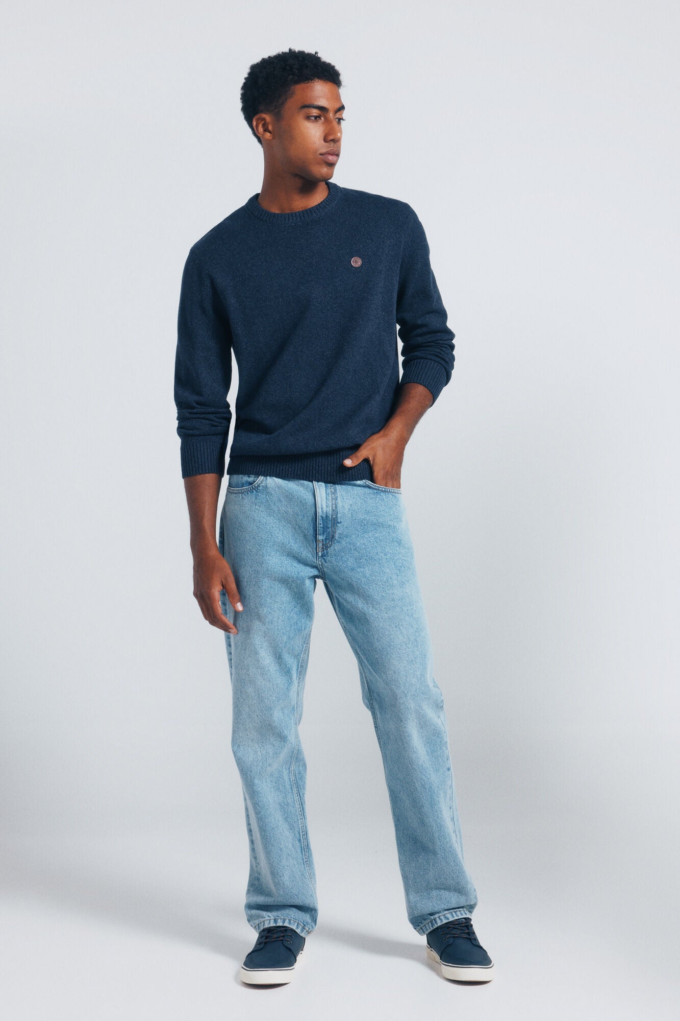 Springfield_Dark Blue_Plain Fantasy Twisted Jumper_1402504_11_03