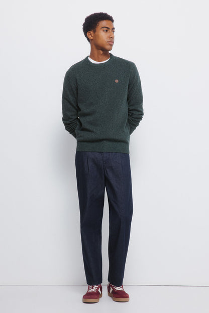 Springfield_Green_Plain Fantasy Twisted Jumper_1402505_23_03