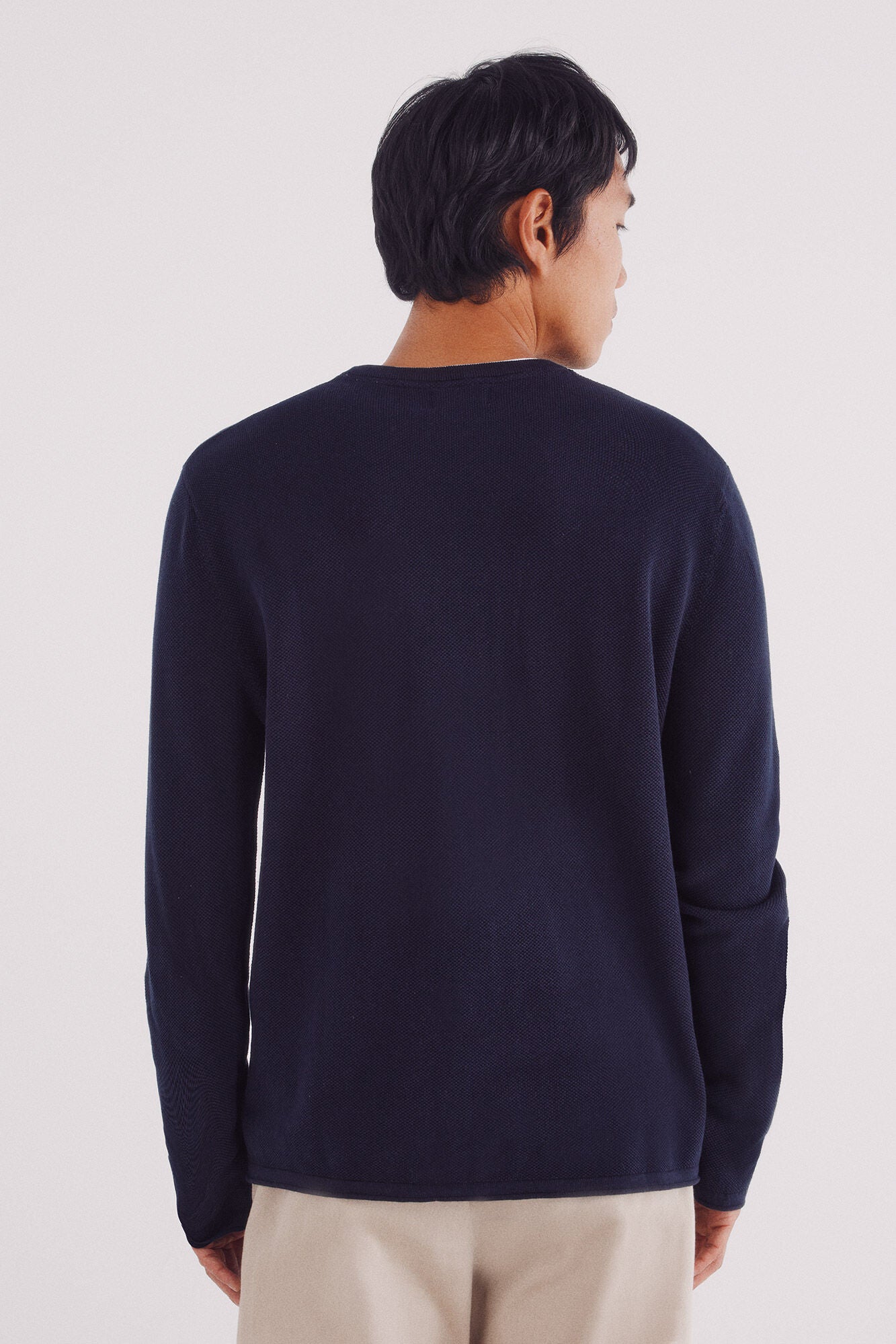 Springfield_Blue_Textured Jumper_1402509_11_03