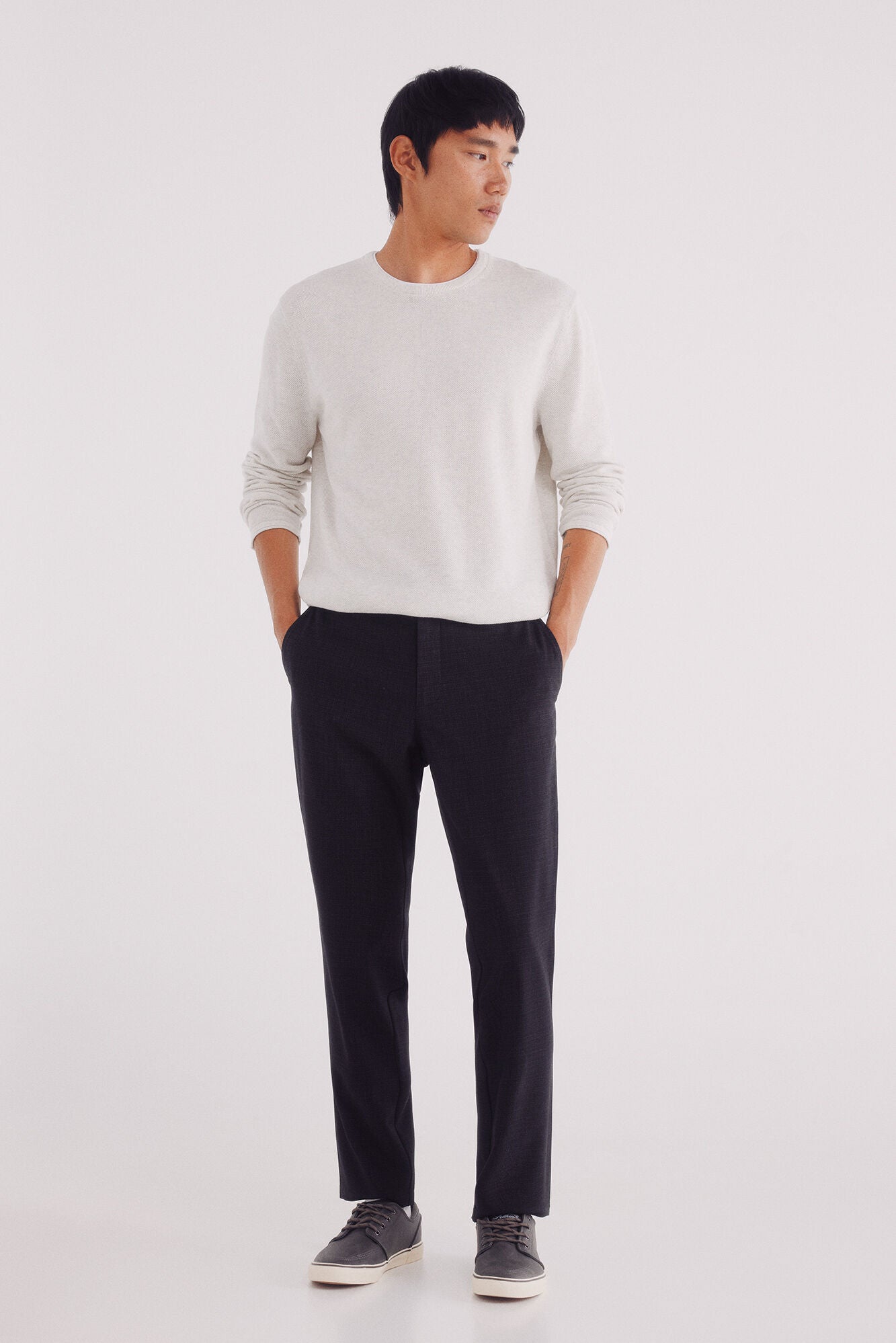Springfield_Grey_Textured Jumper_1402509_48_05