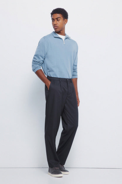 Springfield_Medium Blue_Milano Zip Fastening Jumper_1402512_15_03