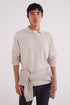 Springfield_Beige_Polo Shirt Neck Zip Fastening Jersey_1402514_38_01