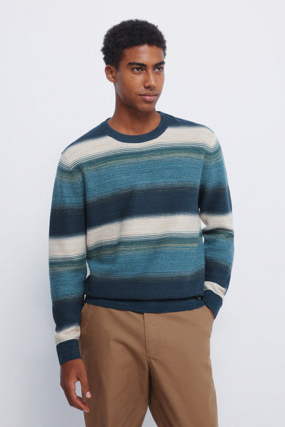 Springfield_Dark Blue_Structured Multi-Stripe Jersey_1402515_11_01