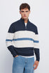 Springfield_Navy_Color Block Zip Fastening Jersey_1402517_10_01