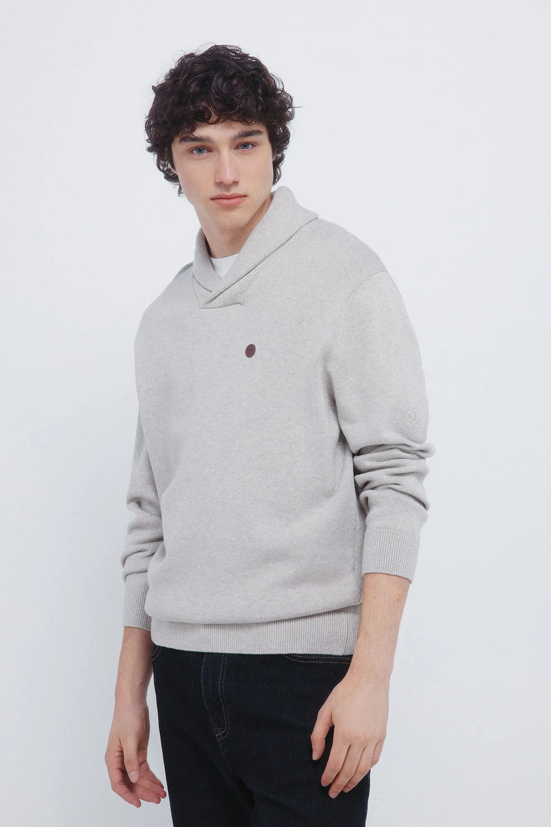 Springfield_Sand_Tuxedo Neck Jumper_1402526_38_01