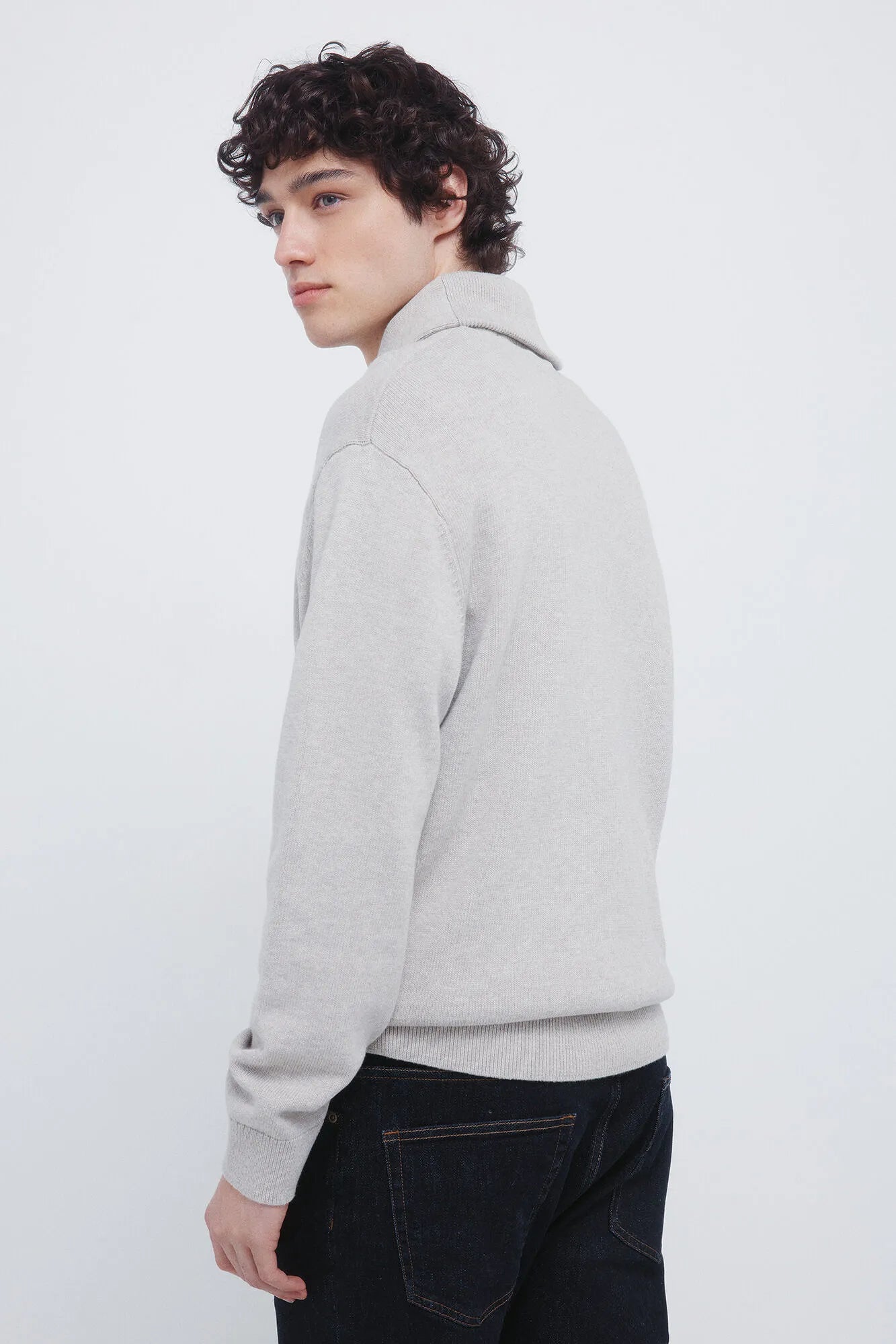 Springfield_Sand_Tuxedo Neck Jumper_1402526_38_03