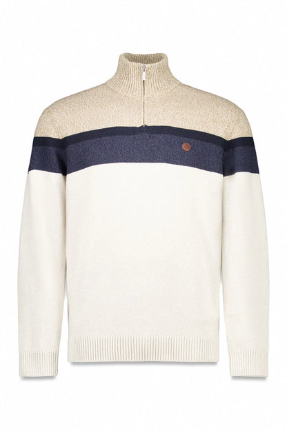 Springfield_0_Color Block Zip Fastening Jumper_1402529_48_05