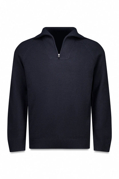 Springfield_Navy_Fashionable Trucker Neck Jumper_1402532_10_05