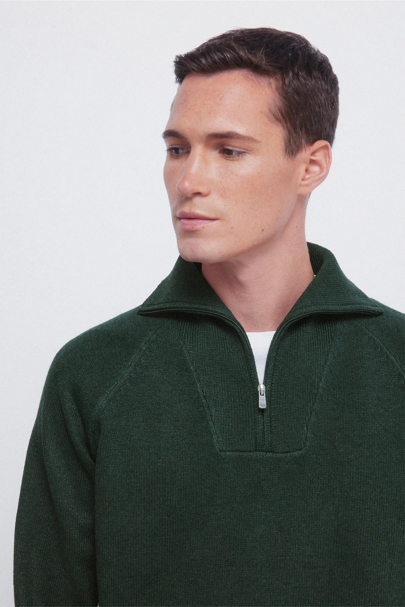 Springfield_Green_Fashionable Trucker Neck Jumper_1402533_22_02