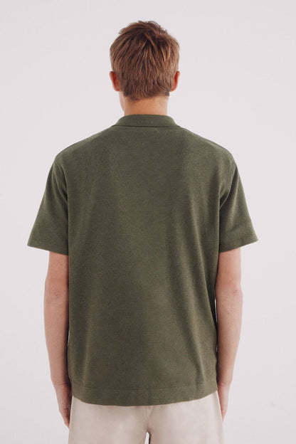 Springfield_Green_Short Sleeve Vertical Striped Cardigan_1422865_92_04