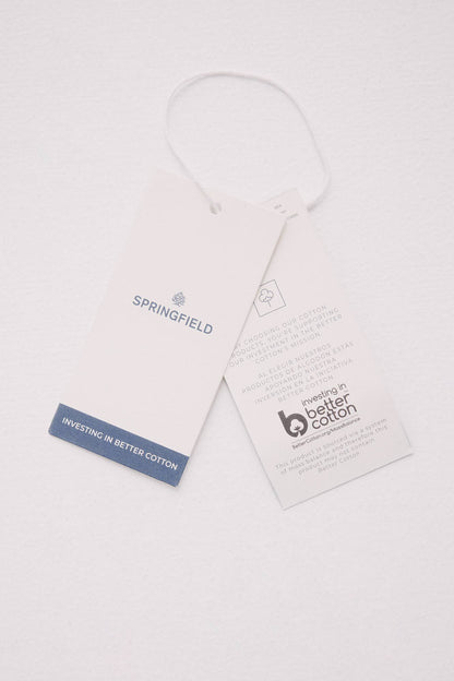 Springfield_Blue_Short Sleeve Jersey with Polo Shirt Neck Structure_1422873_10_06