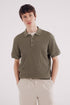 Springfield_Grey_Short Sleeve Jersey with Polo Shirt Neck Structure_1422873_46_01
