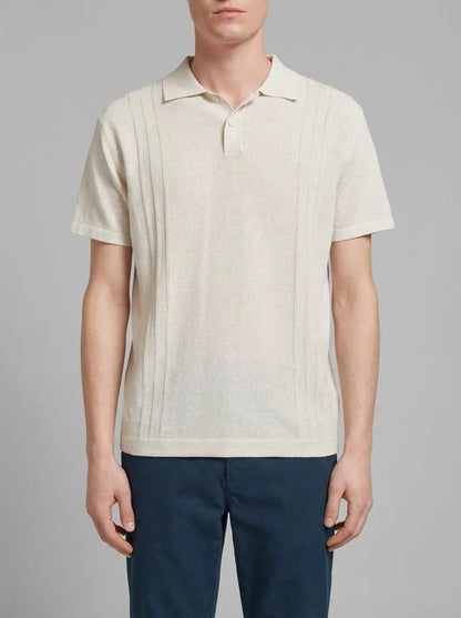Springfield Gray Men Link Structure Polo Shirt SKU: 1423130_48 Image 00