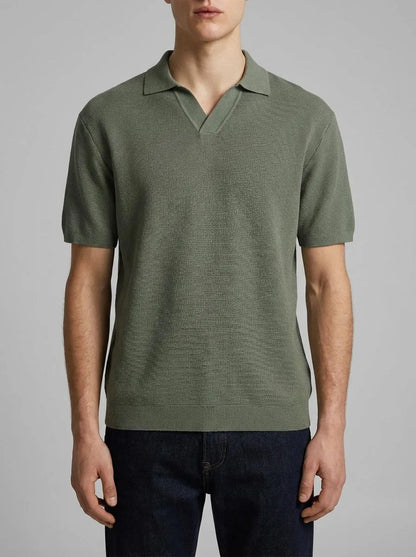 Springfield Green Men Link Structure Polo Shirt SKU: 1423133_28 Image 00