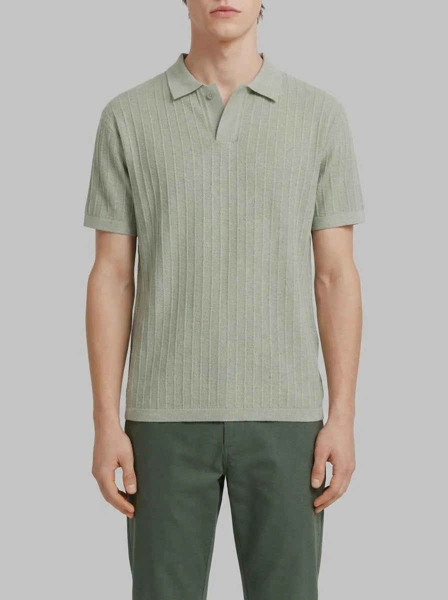 Springfield Green Men Basic Structured Polo Shirt SKU: 1423136_27 Image 00
