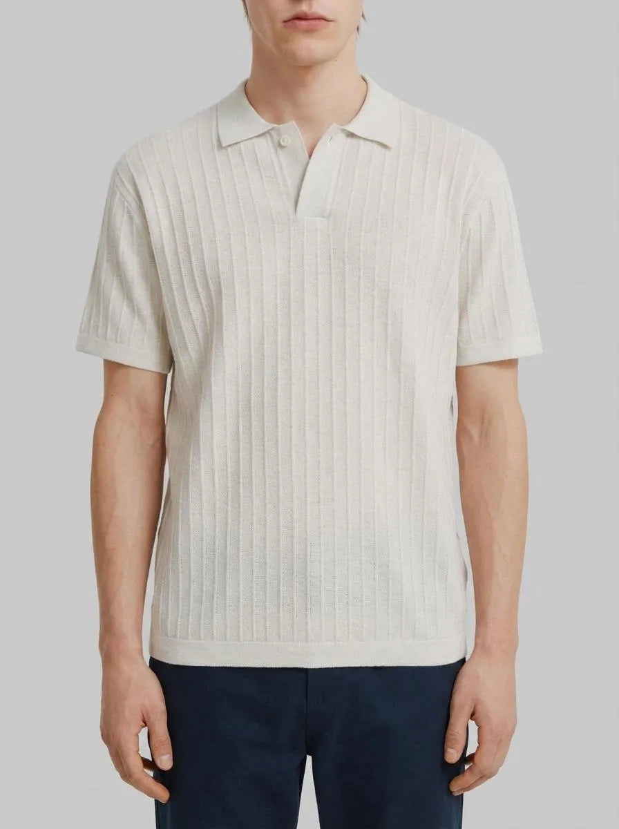 Springfield Gray Men Basic Structured Polo Shirt SKU: 1423137_48 Image 00