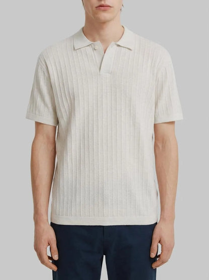 Springfield Gray Men Basic Structured Polo Shirt SKU: 1423137_48 Image 00