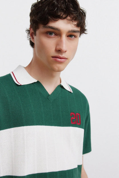 Springfield 0 Men Contrast Polo Shirt SKU: 1423155_24 Image 02
