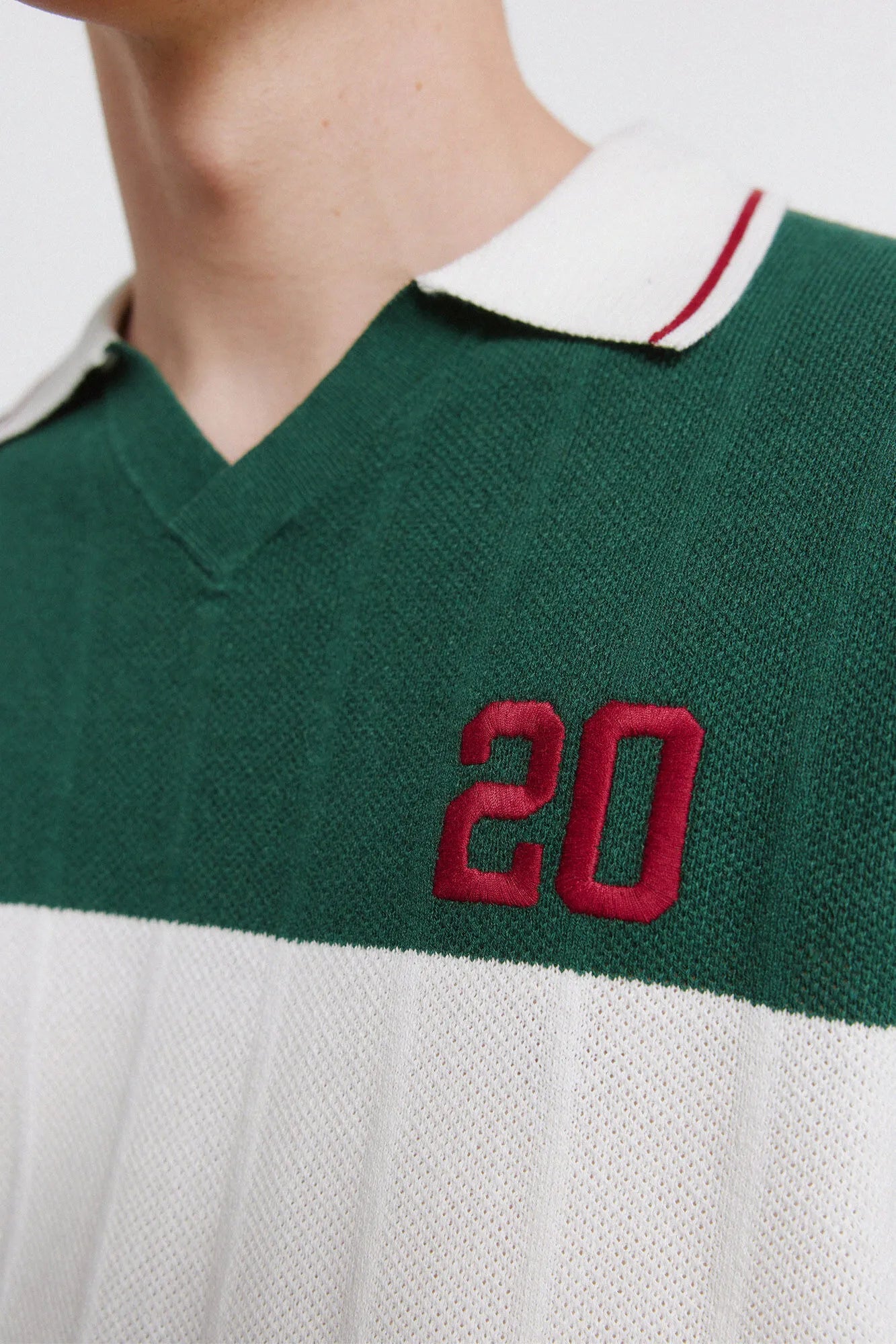 Springfield 0 Men Contrast Polo Shirt SKU: 1423155_24 Image 04