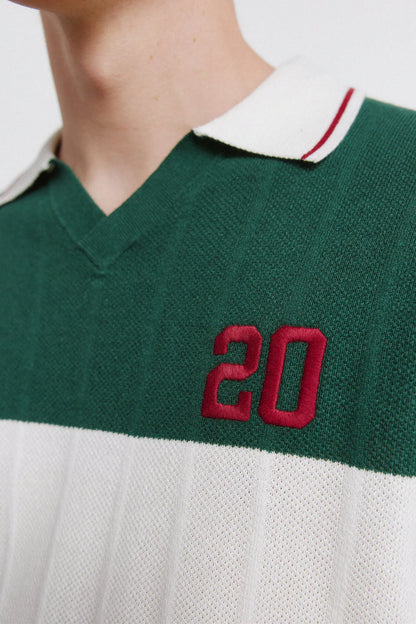 Springfield 0 Men Contrast Polo Shirt SKU: 1423155_24 Image 04