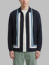 Springfield 0 Men Vertical Striped Short Sleeve Cardigan SKU: 1423160_11 Image 00