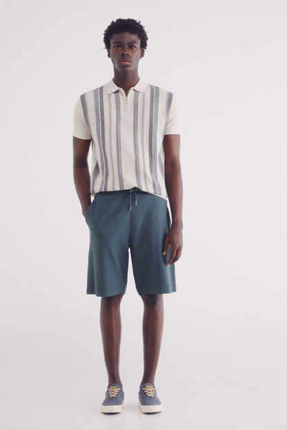 Springfield_Short-Sleeved Textured Jumper_1429166_48_04