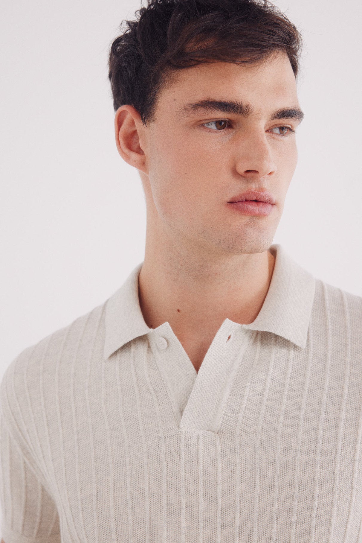 Springfield_Short Sleeve Jumper with a Polo Shirt-Style Neck_1429174_48_02