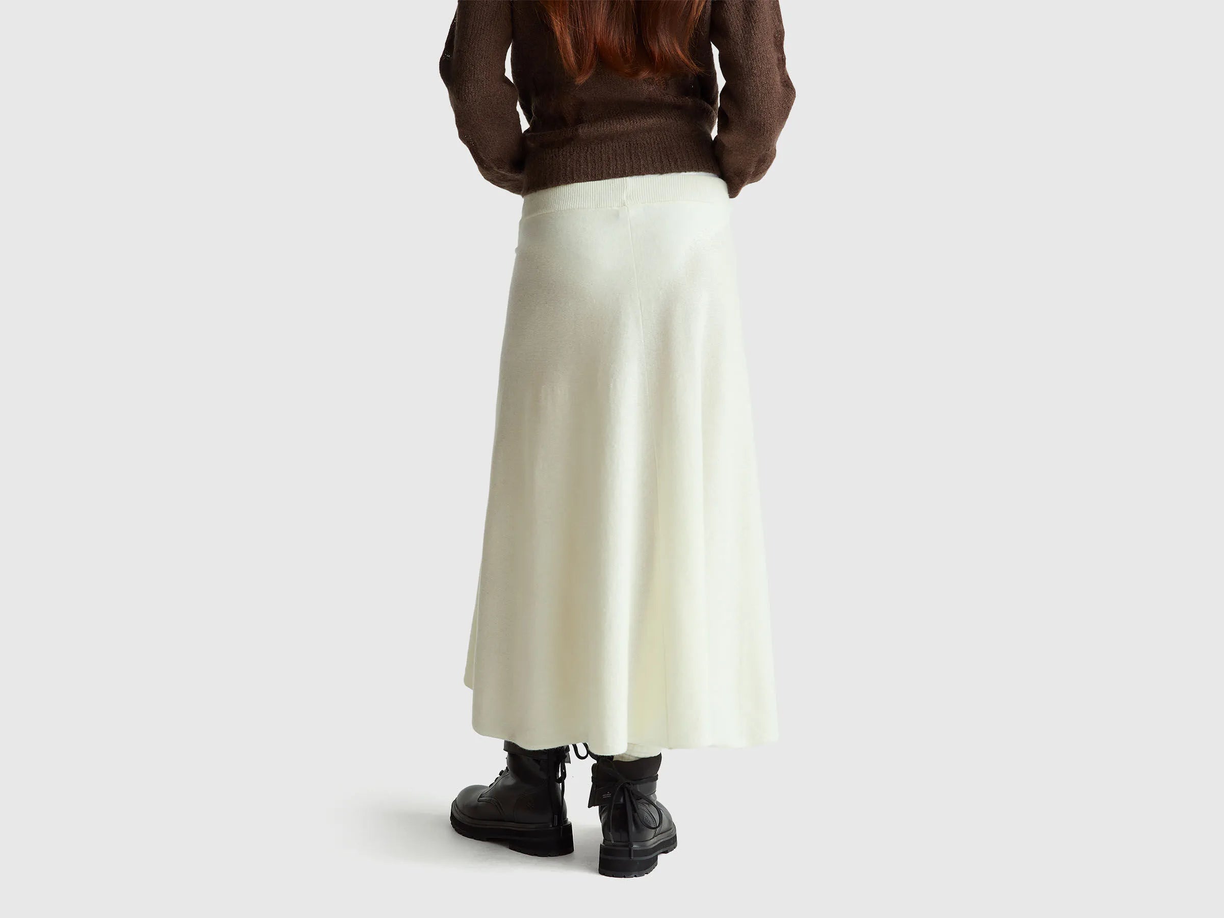 Benetton_Creamy White_Knit Midi Skirt_1444D002B_000_03