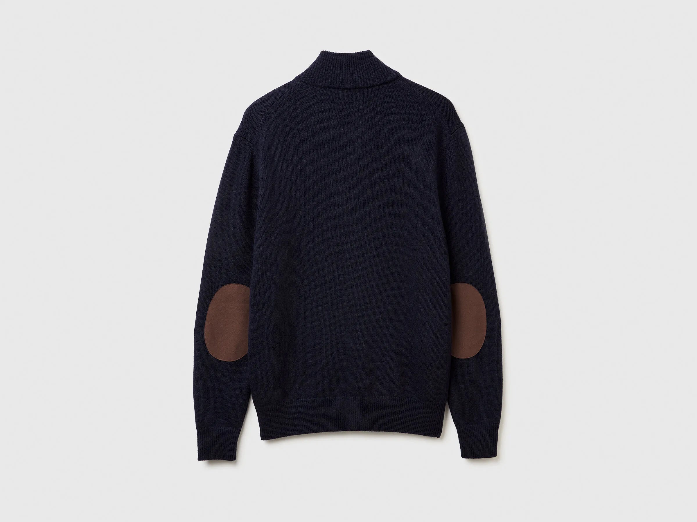 Benetton_Dark Blue_Turtleneck in Wool Blend_1444U2022_3C1_06