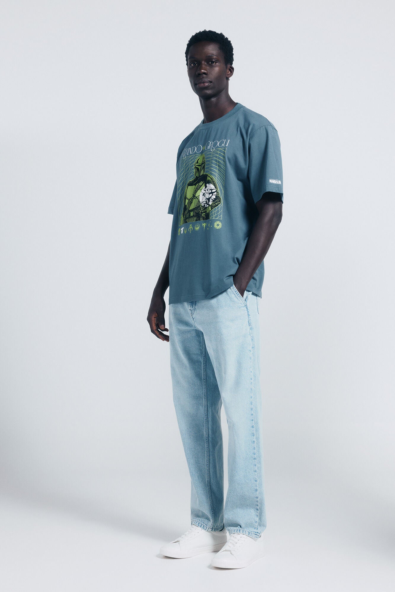 Springfield_Blue_Mando &amp; Grogu T-Shirt_1452589_83_06