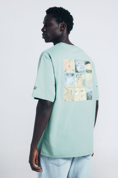 Springfield_Green_Spongebob Van Gogh T-Shirt_1452602_27_01