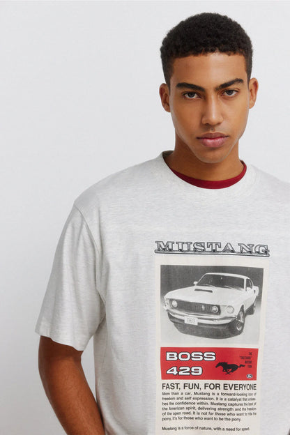 Springfield Gray Men T-Shirt Mustang Boss 429 SKU: 1453672_48 Image 04