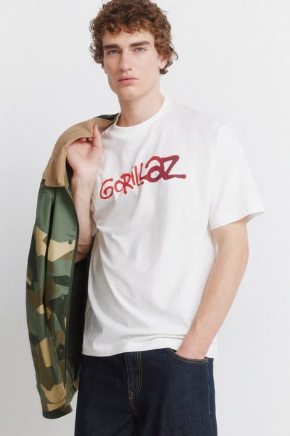 Springfield White Men T-Shirt Gorillaz SKU: 1453673_96 Image 01