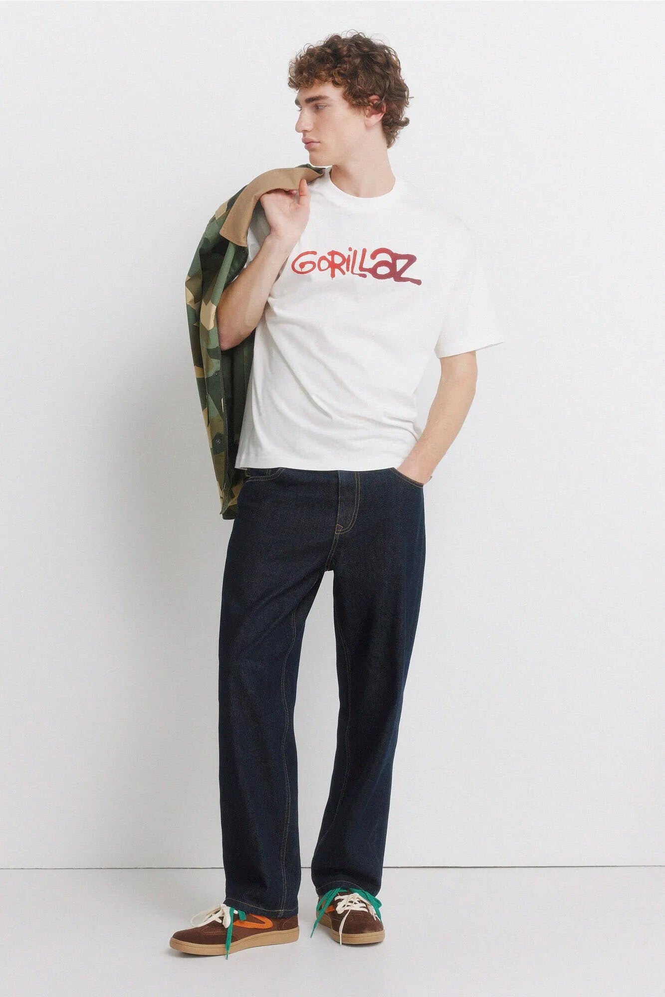 Springfield White Men T-Shirt Gorillaz SKU: 1453673_96 Image 06