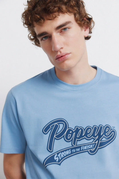 Springfield Blue Men Popeye T-Shirt SKU: 1453674_15 Image 02